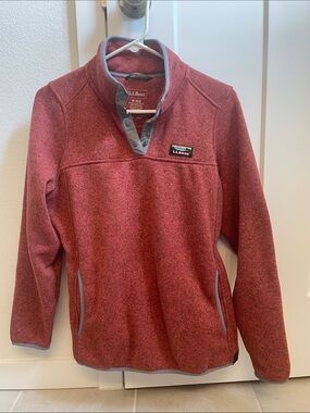 L.L. Bean Quarter-Snap Sweater Fleece Pullover